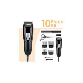 Hair Clipper Set - Conair® 10 Piece Haircut Kit