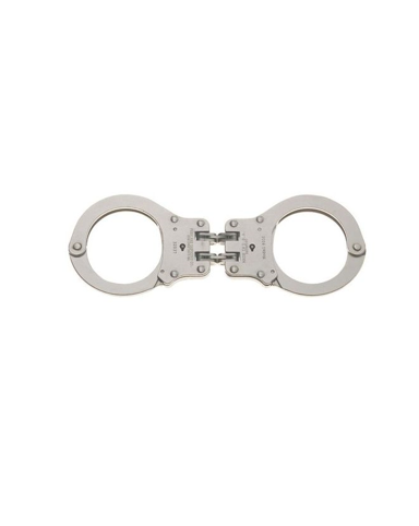 Model 801C Hinged Handcuff - Nickel Finish